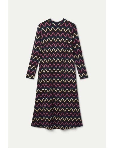 VESTIDO MIDI CON ESTAMPADO SKEIN 11156 SIN FOTO PRECIO