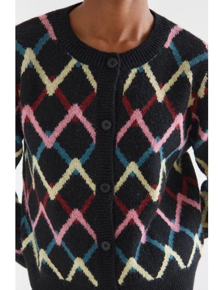 CARDIGAN CON ESTAMPADO SKEIN 10367