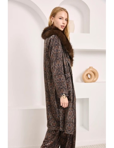 ABRIGOTERCIOPELO ESTAMPADO ZEKI