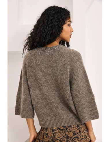JERSEY DE LANA CUELLO JOYA CHOCOLATE ULREN