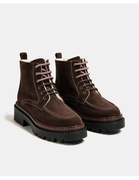 BOTA SERRAJE MUSTANG BORREGUILLO