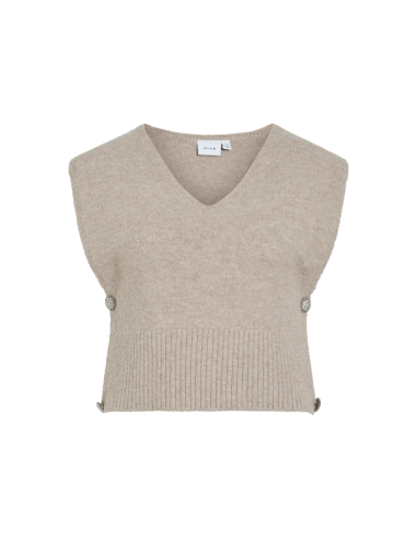CHALECO PUNTO VILYLA BEIGE