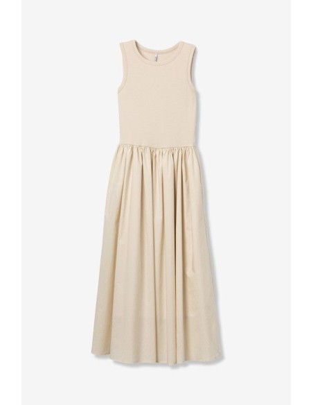 VESTIDO FIJI BEIGE SS26